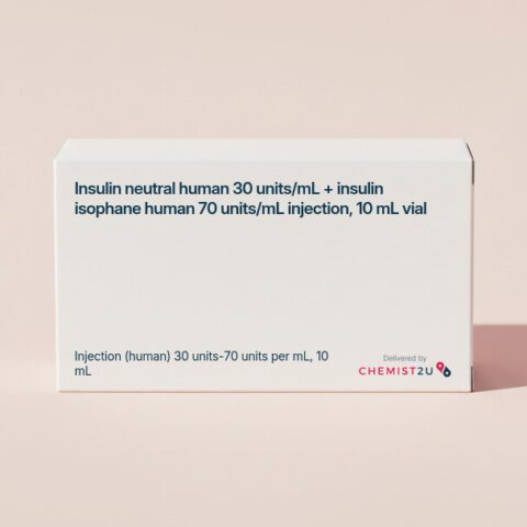 Humulin 30/70 - insulin neutral human 30 units/mL + insulin isophane ...