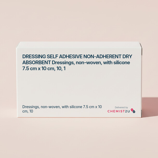 White plastic cylindrical medication container with Chemist2U logo.