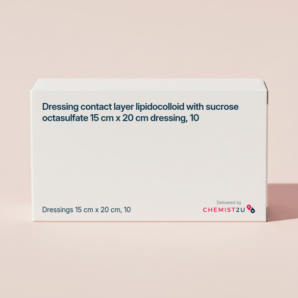 White plastic cylindrical medication container with Chemist2U logo.