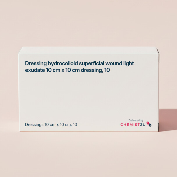 White plastic cylindrical medication container with Chemist2U logo.