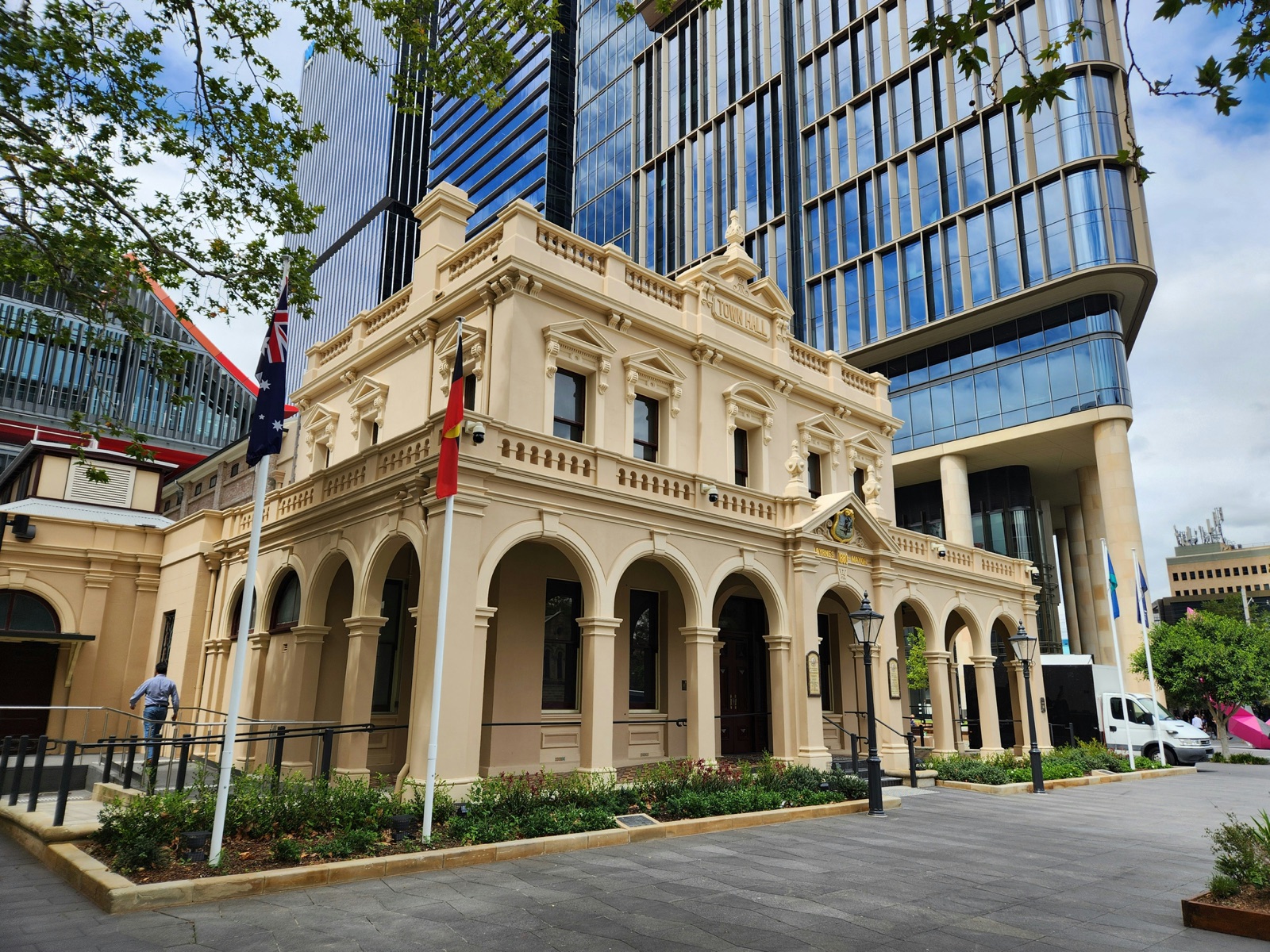 Parramatta Town Hall in Centenary Square, Western Sydney